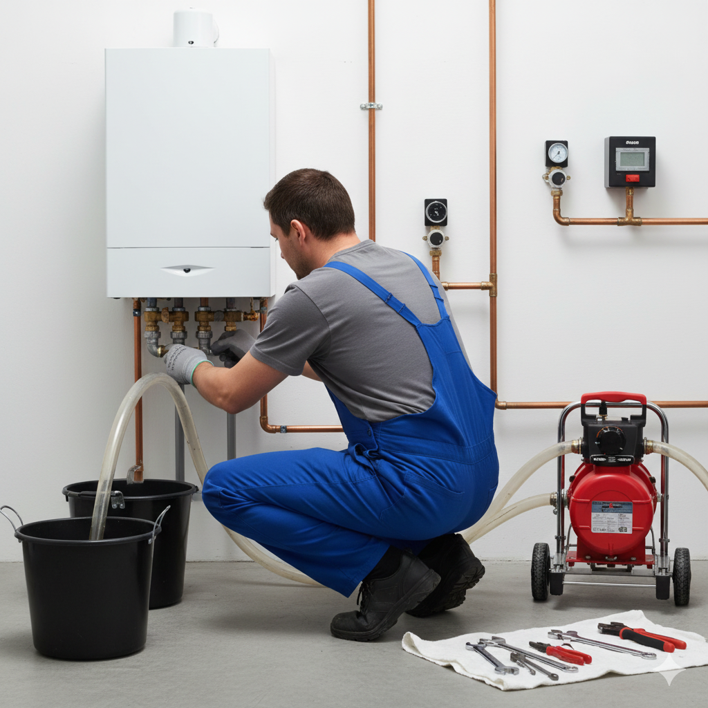 Heizungssystem Spülung